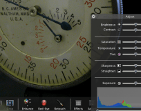 Heads Up Displays in iPhoto